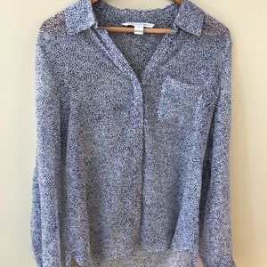 ‘Lorelei Two’ Stingray Print Silk Blouse